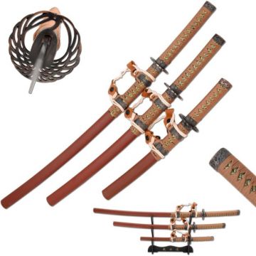Snake Eye Warrior Samurai Sword Set. SE-9157-SET